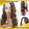 Factory price most fashion brazilian hair blonde u part wig